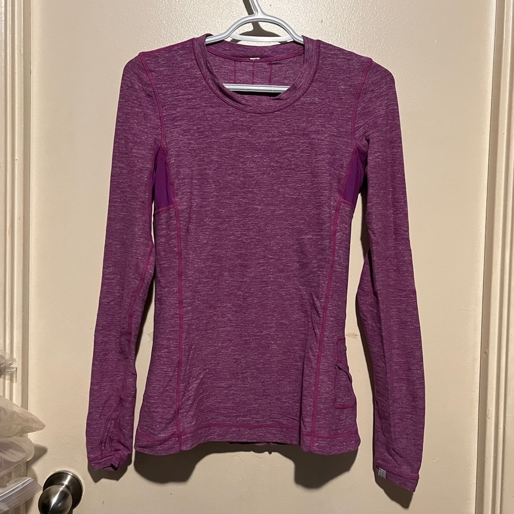 LULULEMON RUN DASH RUFFLE BACK LONG SLEEVE - Picture 5 of 13
